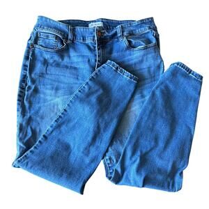Lane Bryant Light Wash Denim Skinny Jeans Plus Size 18